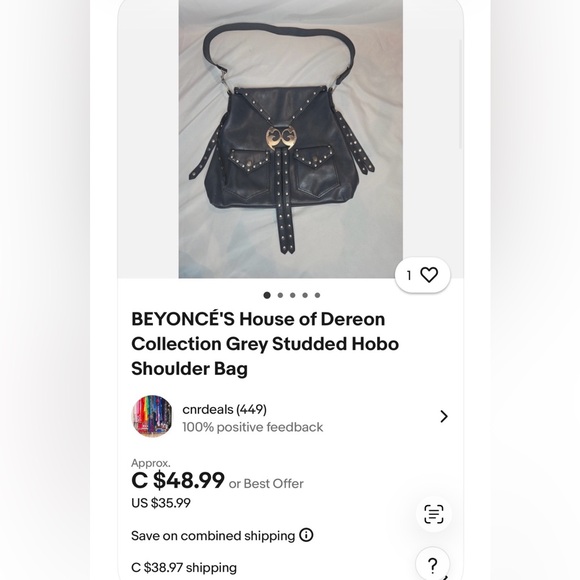 #134 Beyoncé‘S- House Of Dereon Oversize Bag - Picture 8 of 8